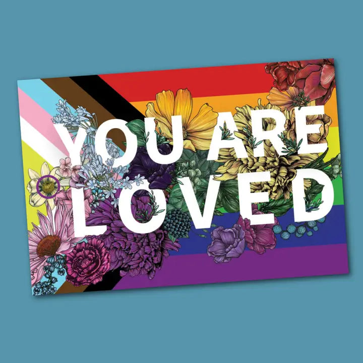 You Are Loved LGBTQ+ Pride Flag Decal
