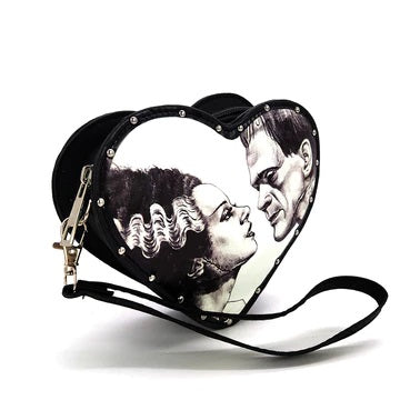 Heart Shape Frank With Bride Wristlet