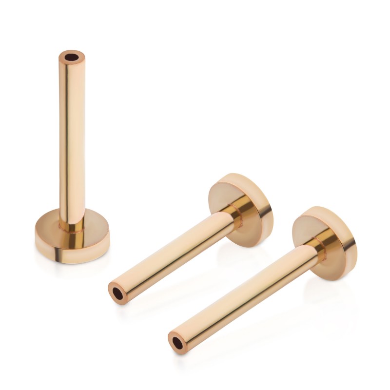 14kt Gold Threadless Labret With 3mm Base