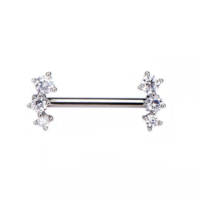 Prong Set Double 3 Gems