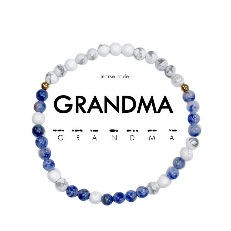 Grandma Morse Code Bracelet