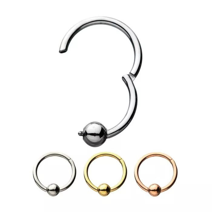 Cerceau articulé de 14 g avec boule de 3 mm