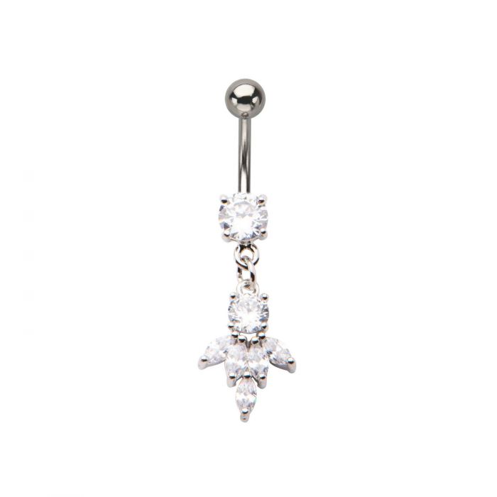 Marquise Dangle Round With 5 Oval