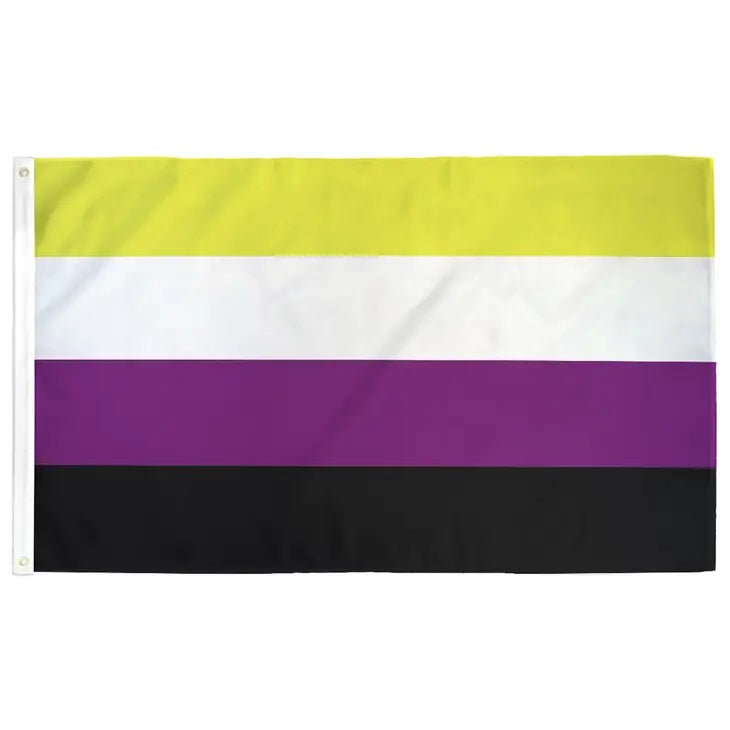 Nonbinary Pride Flag 2ft x 3ft