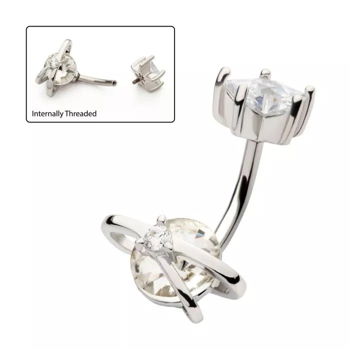 Planet Navel Star Top