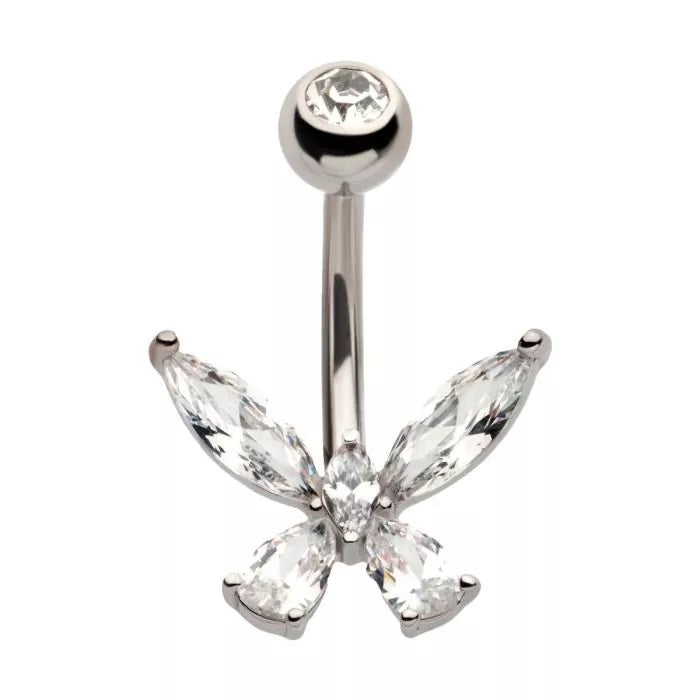 PRONG MINI BUTTERFLY NAVEL