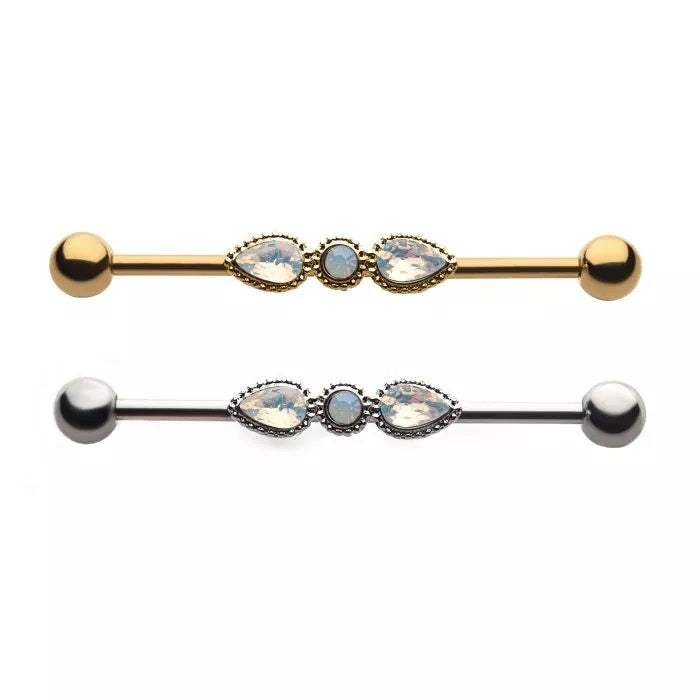 Round And Teardrop Opalite