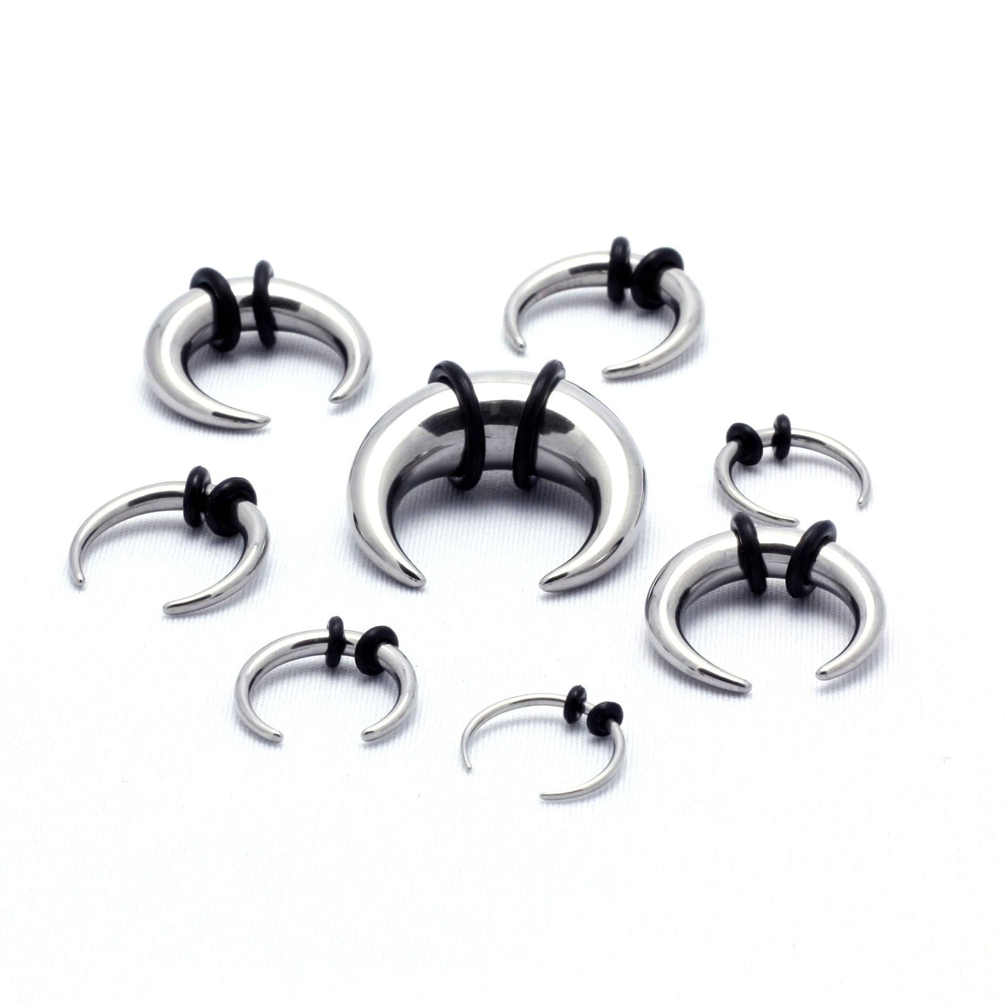 Cône en acier chirurgical en forme de « U » 16 g - 2 g