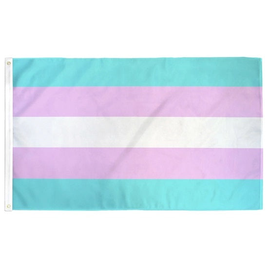 Transgender Pride Flag 2Ft X 3Ft