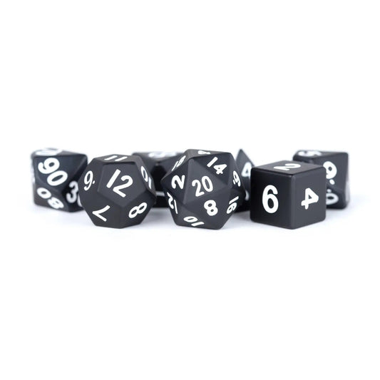 16mm Metal Black Dice Set Assortment