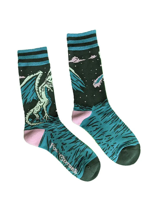Evil AF Dragon Socks
