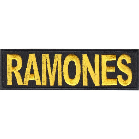Patch - the Ramones - Yellow Logo - Punk Rock Music Band