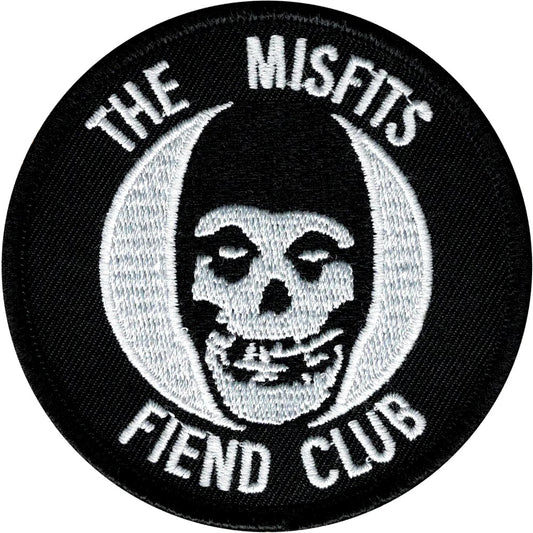 Patch - The Misfits - "Fiend Club" With Crimson Ghost Skull