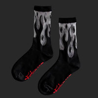 Sheer Flame Socks