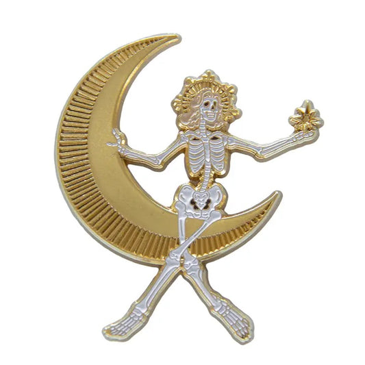 Lady Of The Moon Enamel Pin