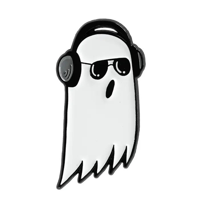 Headphones Ghost Pin
