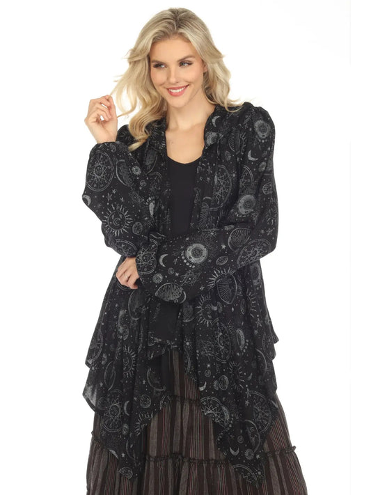 Flowy Hoodie Waterfall Cardigan