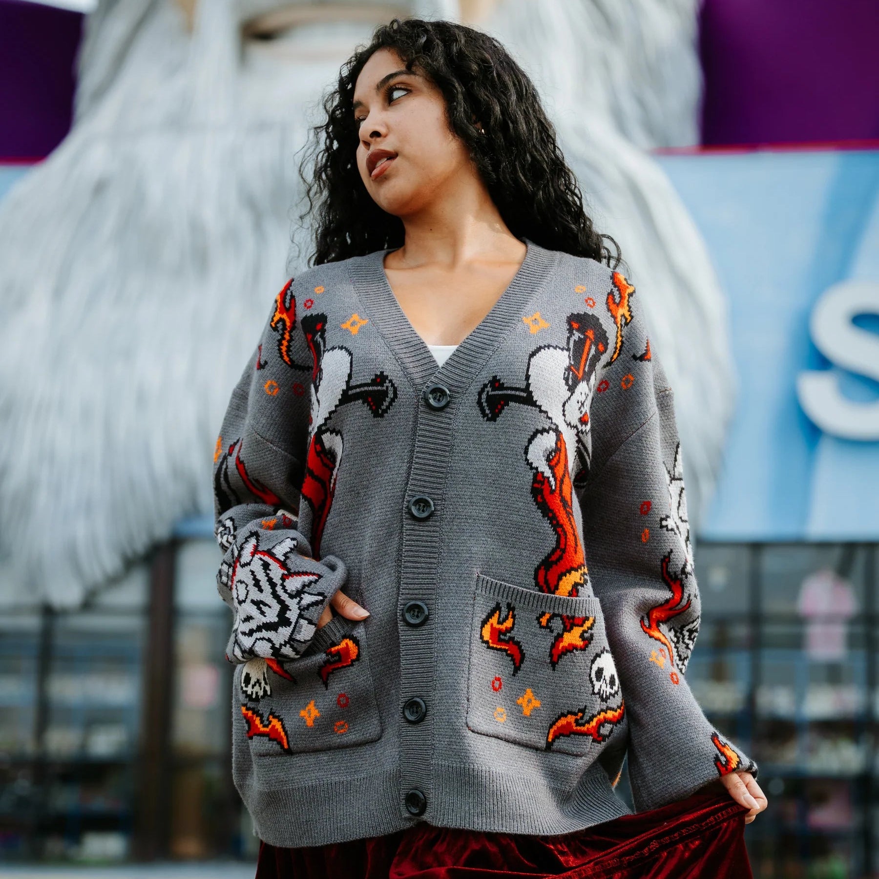 Cursed Weapon Cardigan – Culture Craze