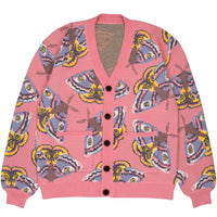 Pink Emperor Moth Cardigan
