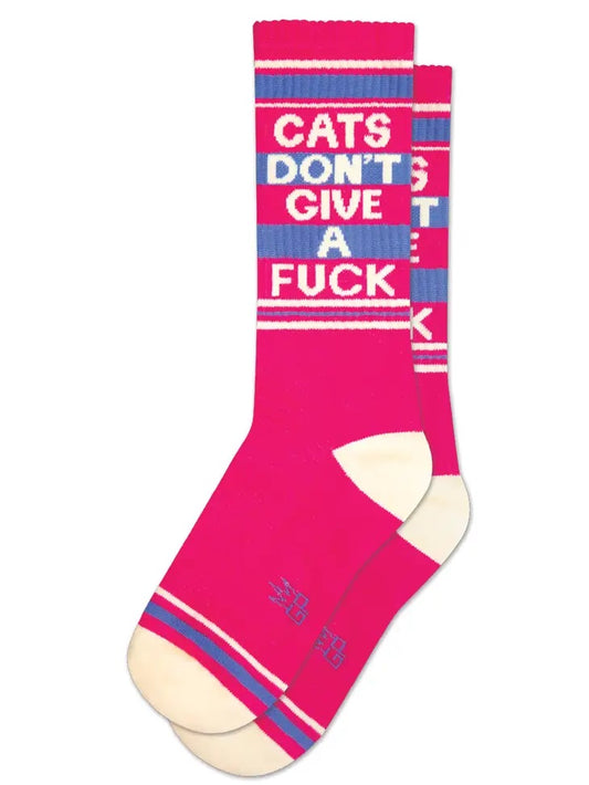 Cats Don't Give A Fuck Socks