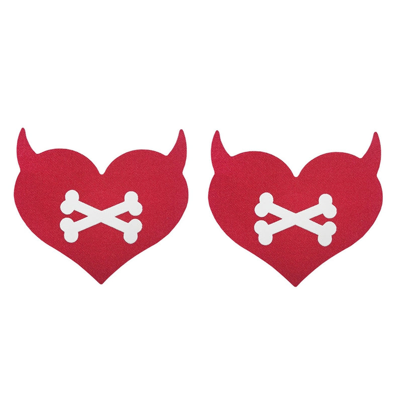Devil Horns Heart Pasties