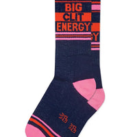Big Clit Energy Gym Crew Socks