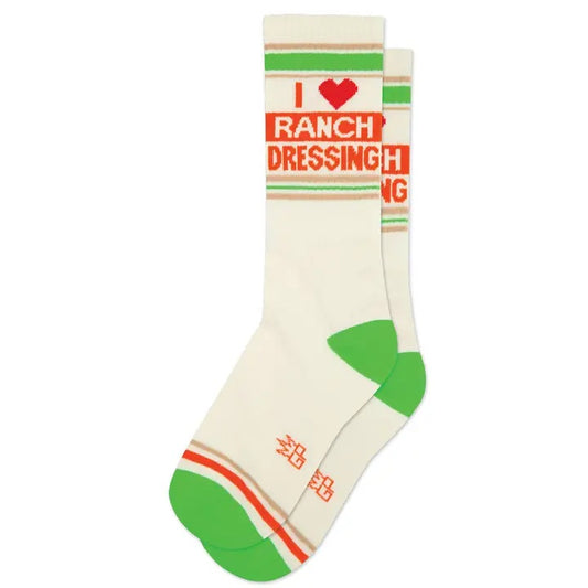 I ?? Ranch Dressing Gym Crew Socks