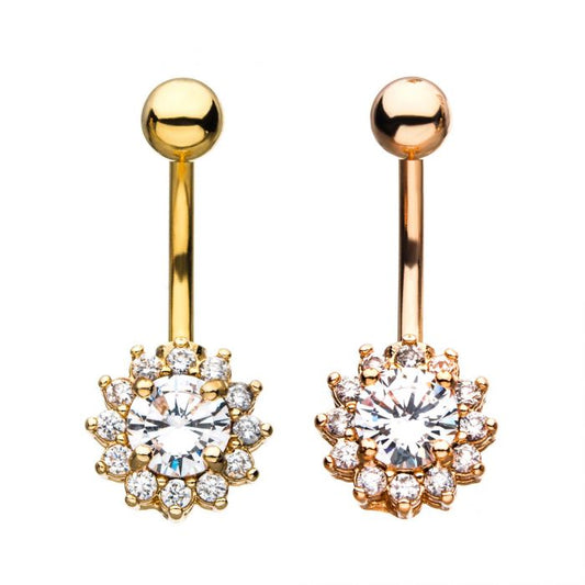 12 Jewel Petals And Large Jewel Center