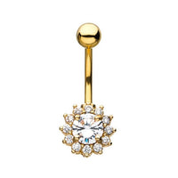 12 Jewel Petals And Large Jewel Center