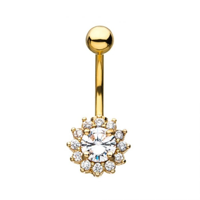 12 Jewel Petals And Large Jewel Center