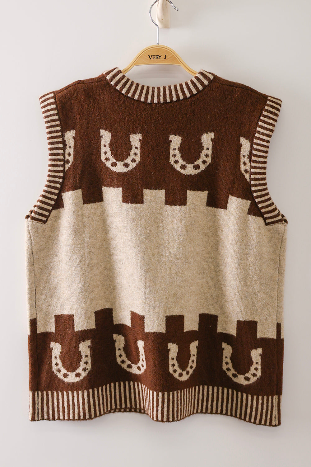 Western Horse Sweater Vest