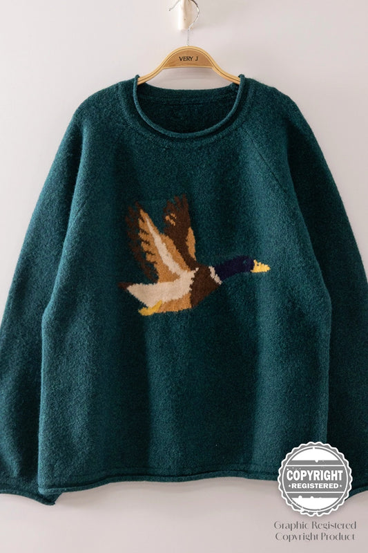 Mallard in Flight Sweater