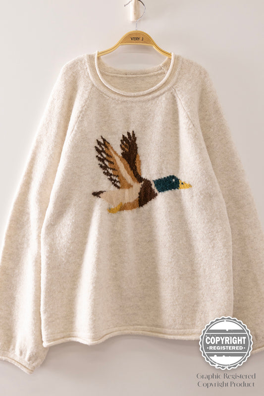 Mallard in Flight Sweater