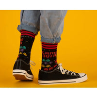 Game Over 80s Video Game Crew Socks