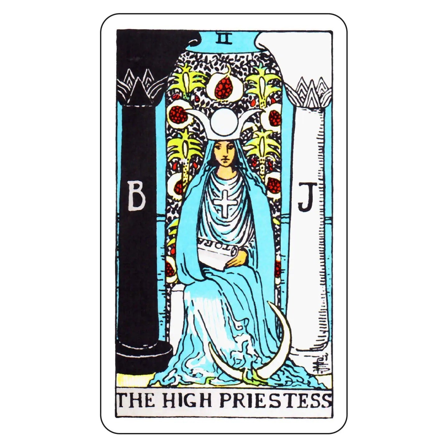 Tarot Sticker - the High Priestess