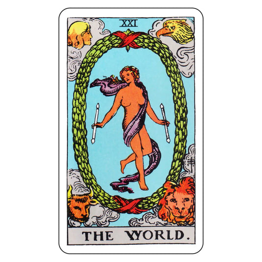 Tarot Sticker - the World