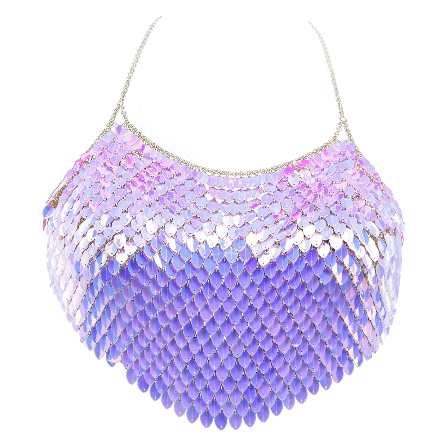 Leaf Halter Top - Pink