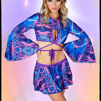 Swirl Tie Dye Crop Top