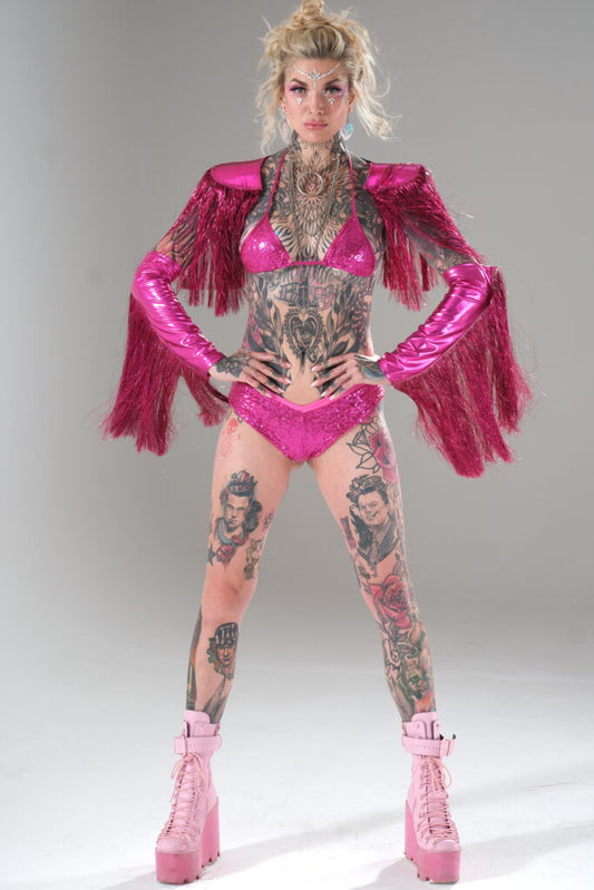 Tinsel Shoulder Pads