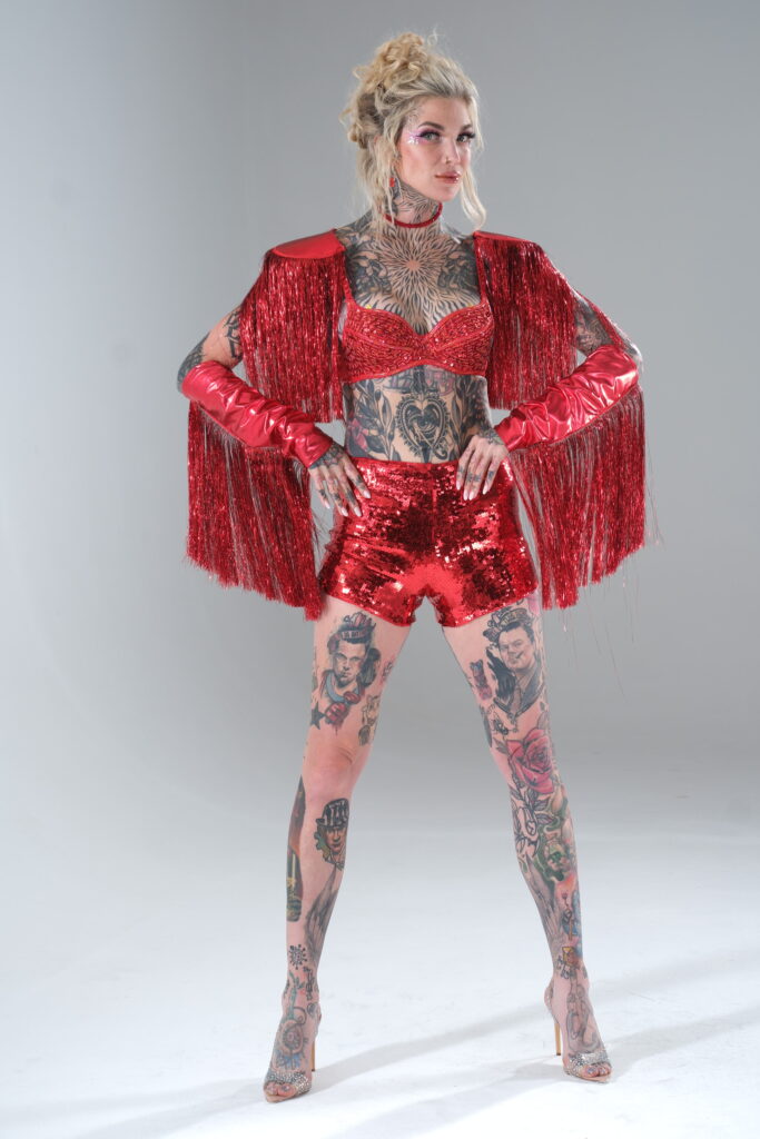 Tinsel Shoulder Pads
