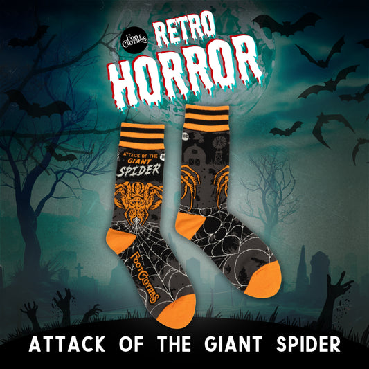 Attack Of The Giant Spider Crew Socks