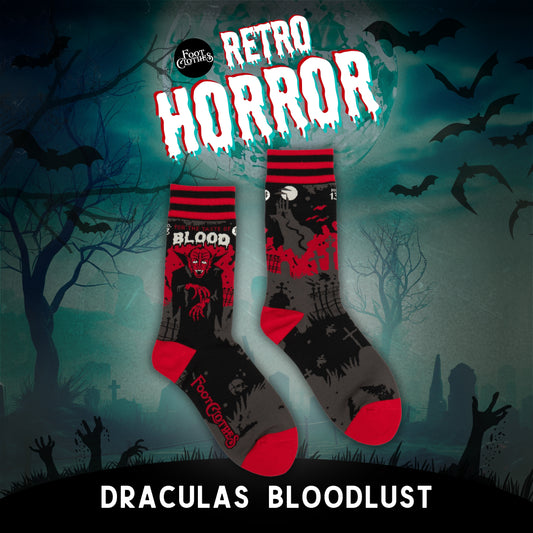 Draculas Bloodlust Crew Socks