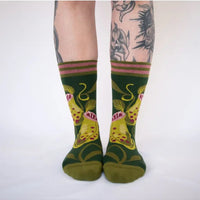Calcetines con planta de jarra