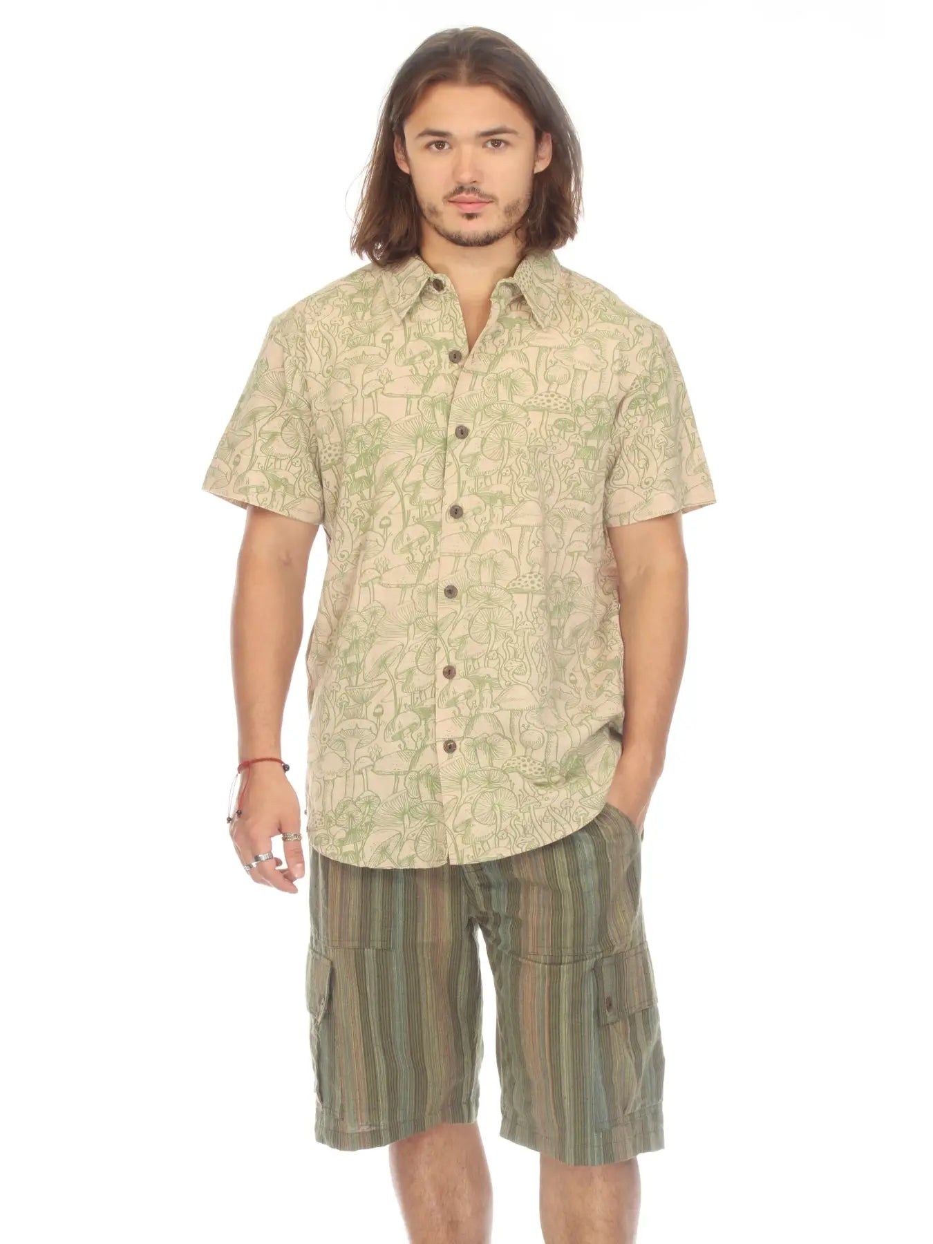 Mushroom Button Down Shirt