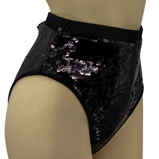 Hi Waisted Sequin Panty