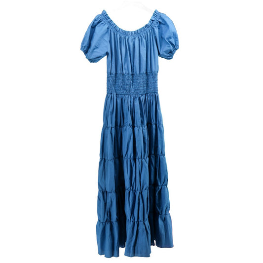 Off Shoulder Tiered Chemise Dress