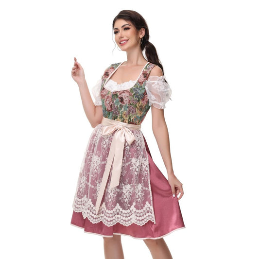Butterfly Corset And Lace Wrap Dress