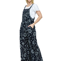 Overall Jumpsuit Universe Sun Moon Print