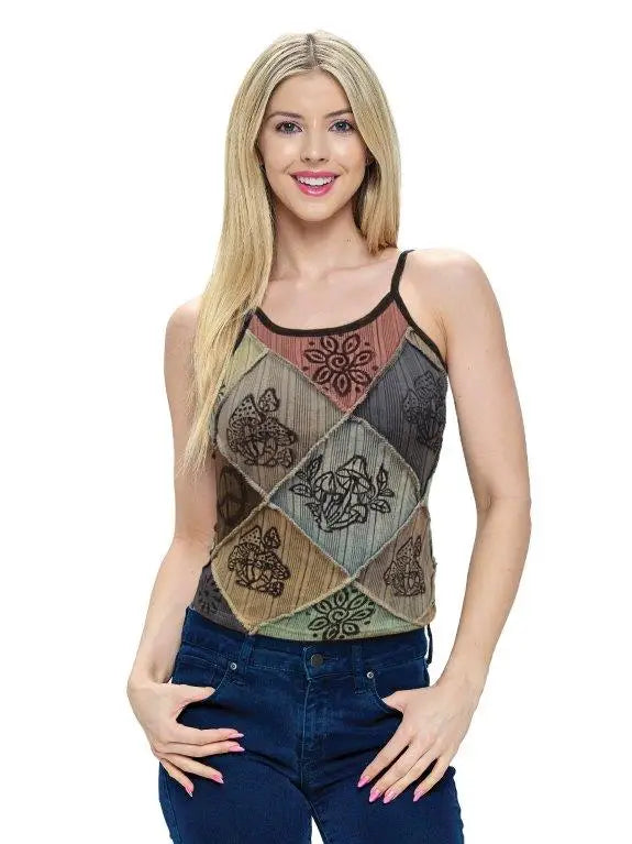 Patchwork Tank Top