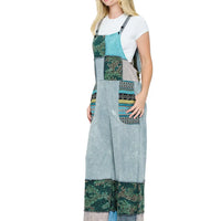 Overall Vintage Washed Patchwork